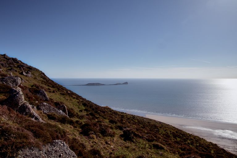 Worm's Head Rhossili Bay, worms head, gower